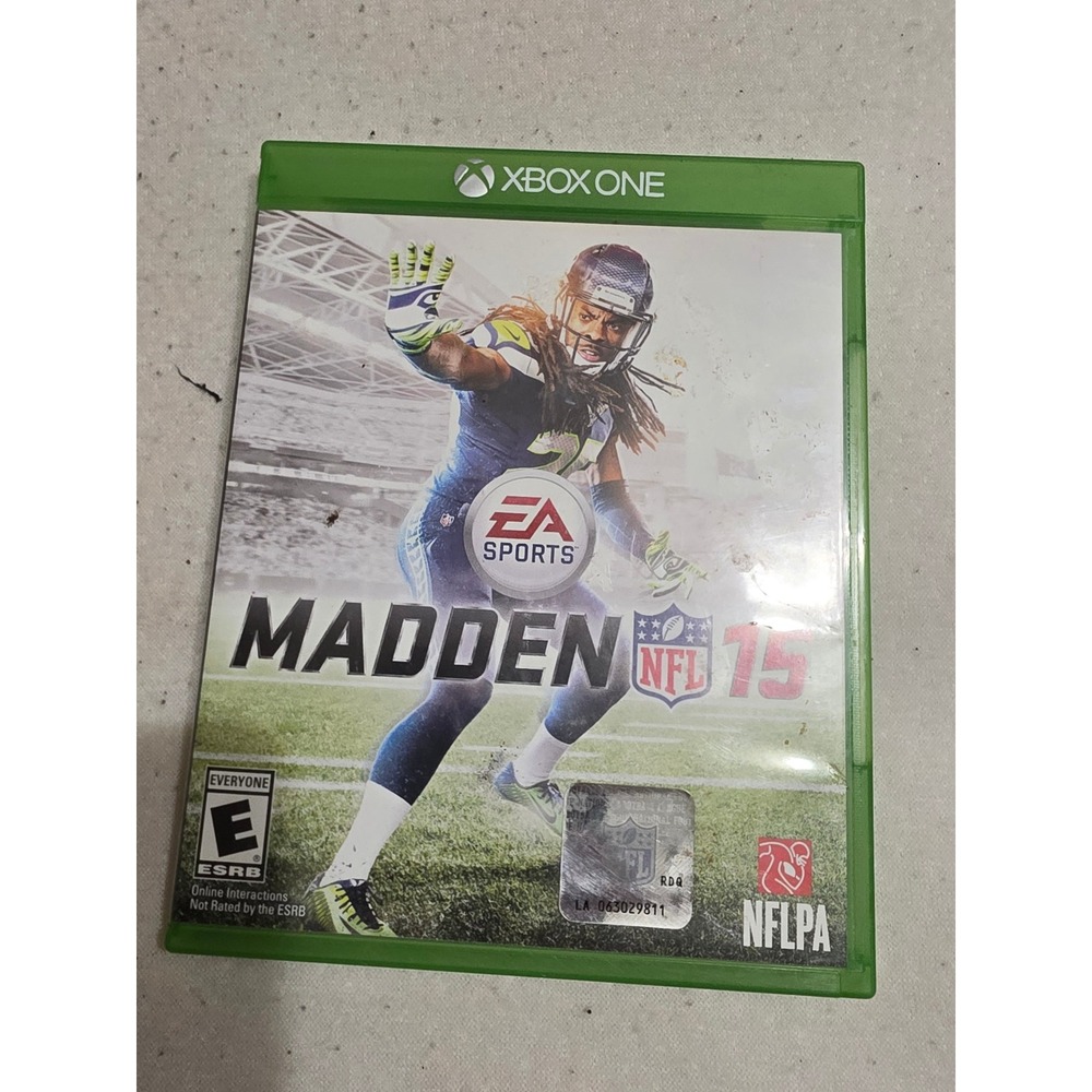 Madden NFL 15 Microsoft Xbox One EA Sports Football Game Physical Disc Case